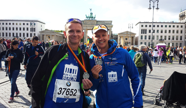 Laufszene Marathon Berlin